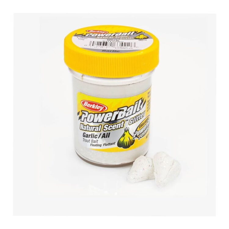 Berkley PowerBait Trout Bait Garlic White 50 g